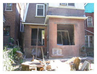 Two new sliding doors were installed to bring more light into the house and make great walk out to the backyard.